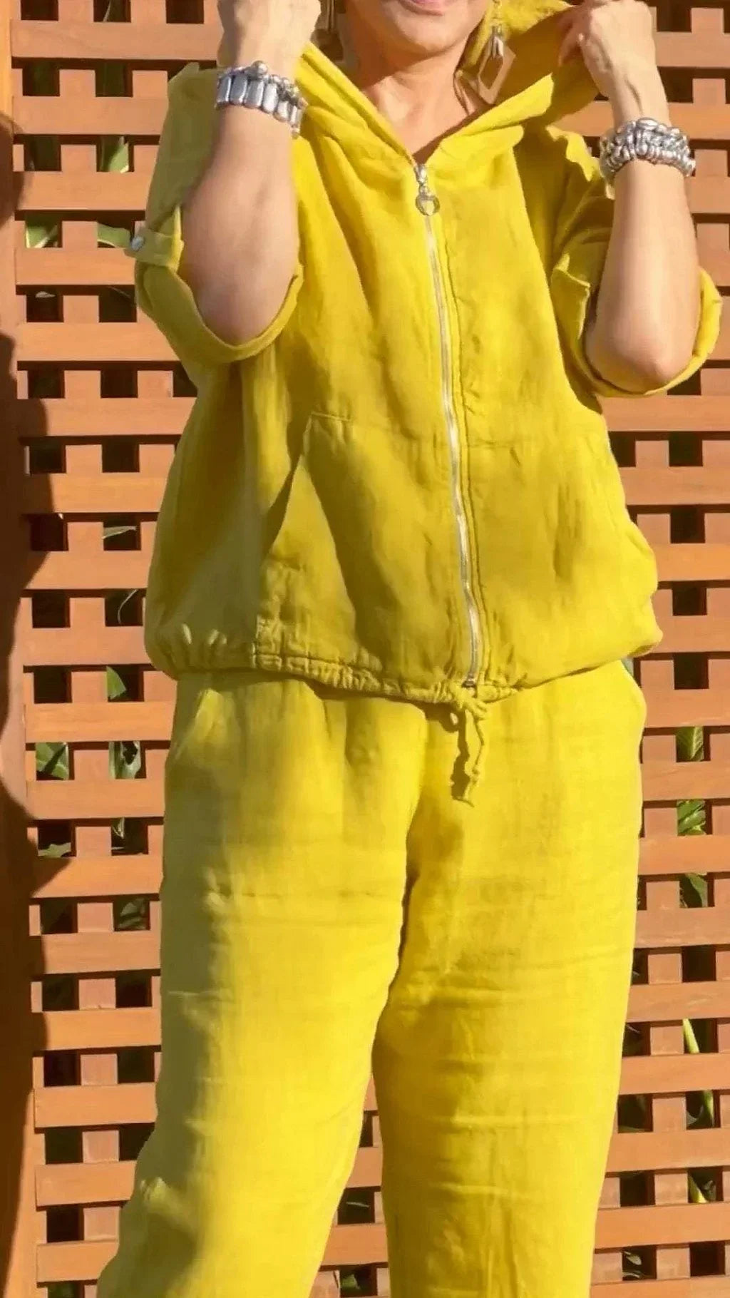 Pietra - Set din două Piese cu Glugă și Fermoar