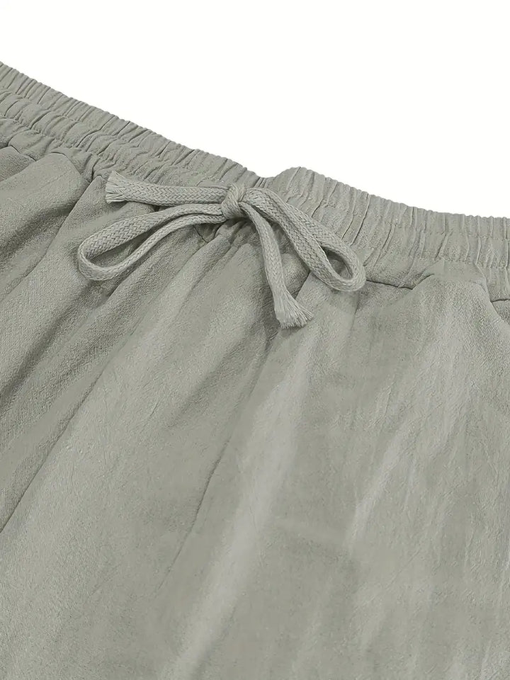 Babaev - Pantaloni Eleganți Din In