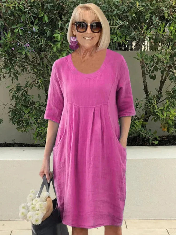 Devyn - Rochie Elegantă Cu Buzunar
