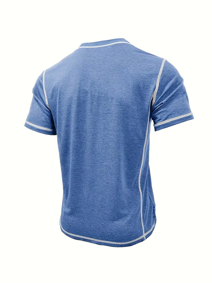 Orazio - Tricou Cu Mâneci Scurte și Nasturi