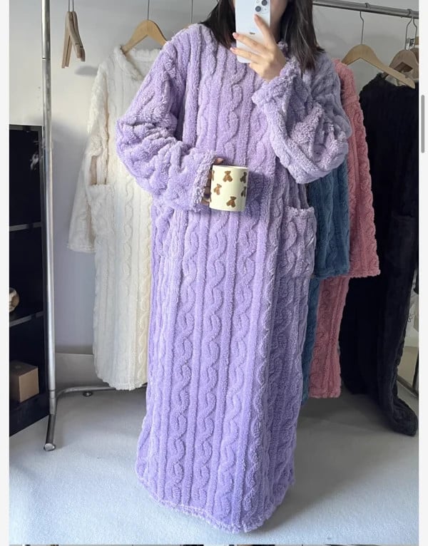 Vreni - Iarnă Coralul Catifea Acasă Haine