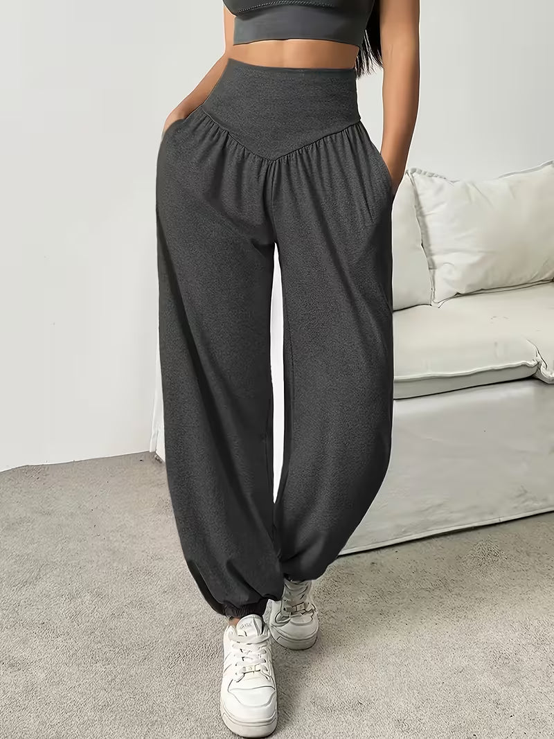 Millora – Pantaloni Elastici, Moi, Cu Croi Larg