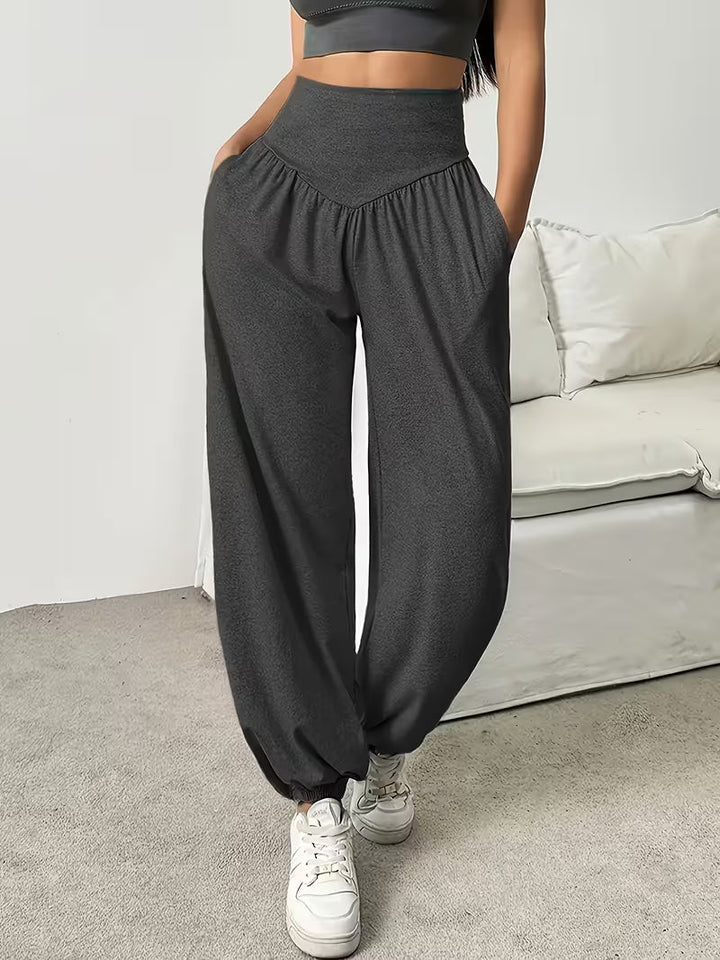 Millora – Pantaloni Elastici, Moi, Cu Croi Larg