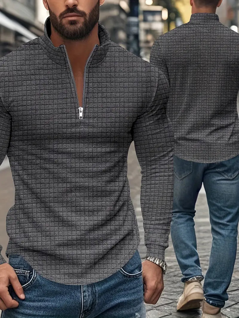 Jarryd - Hanorac Cu Mâneci Lungi Si Fermoar Pe Jumătate