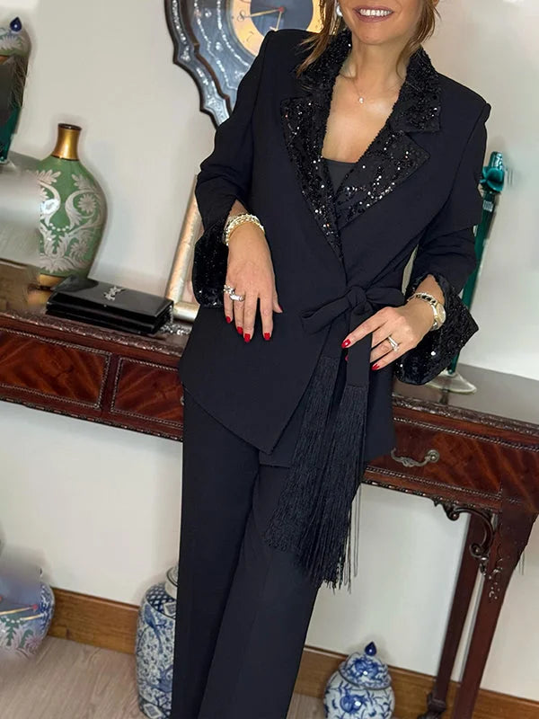 Nitzanit - Set Elegant Format Din Sacou și Pantaloni