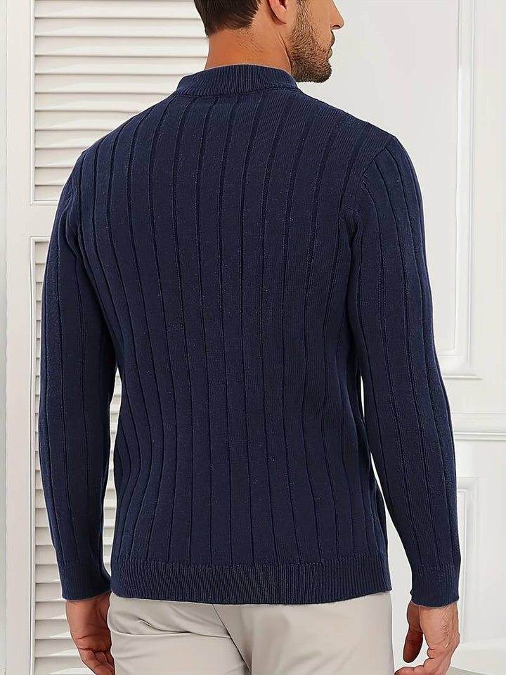 Yedidya - Pulover Casual cu Mâneci Lungi Din Tricot