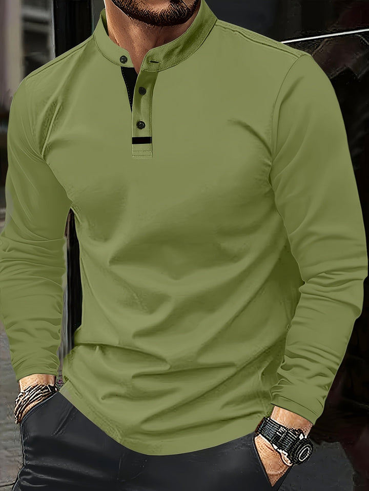 Tselmeg - Tricou Polo Cu Mâneci Lungi