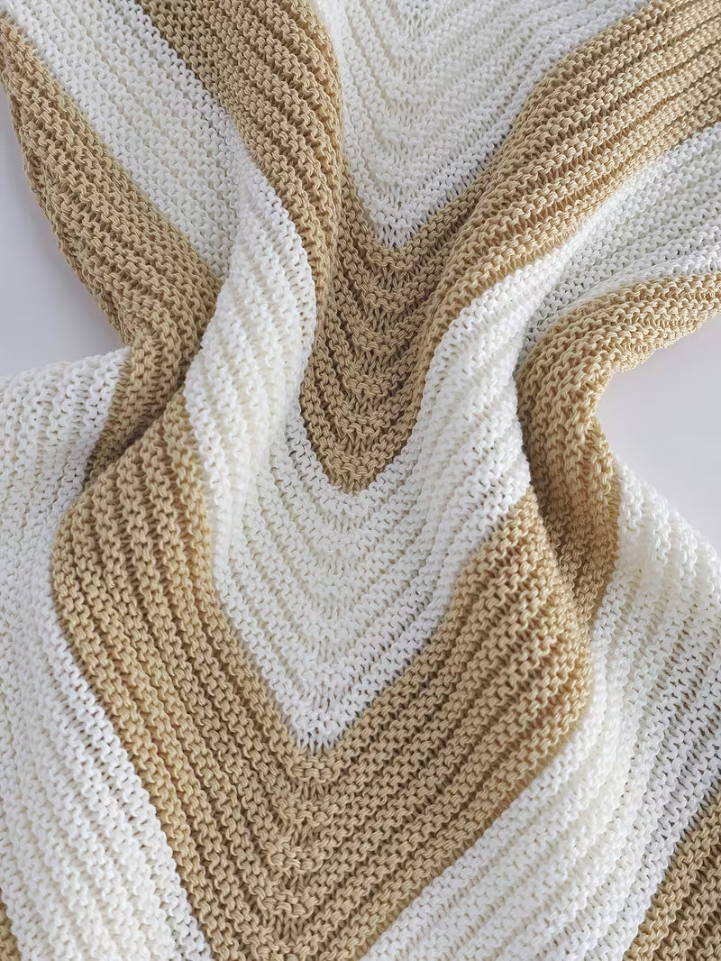 Foley - Rochie De Plajă Elastică Cu Tiv Cu Franjuri