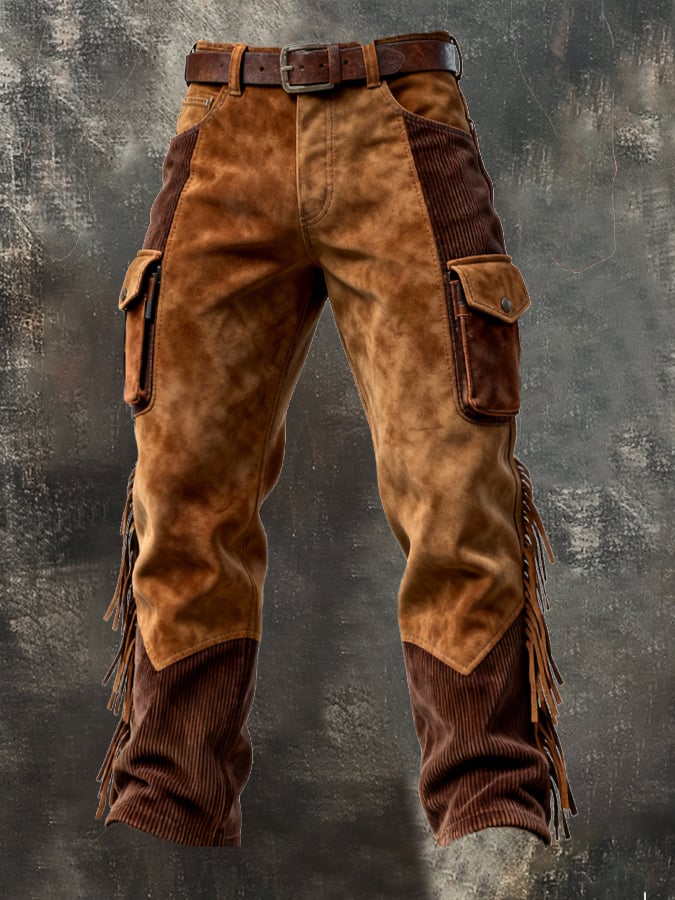Brydon - Pantaloni Vintage Pentru Aventuri în Aer Liber Cu Cusături