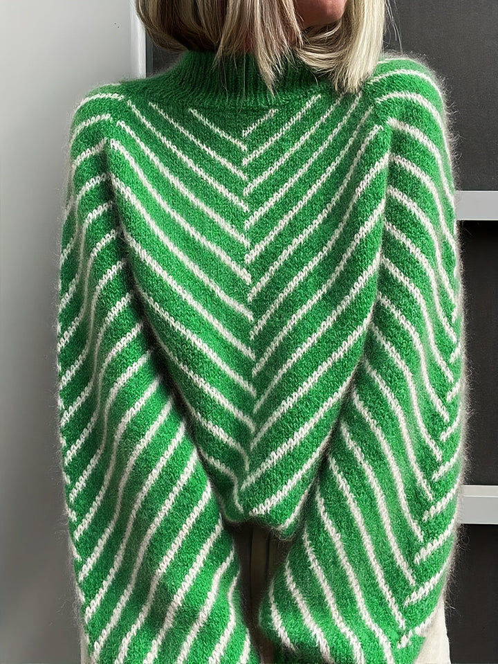 Klarysa - Pulover Casual Cu Mâneci Lungi Din Tricot