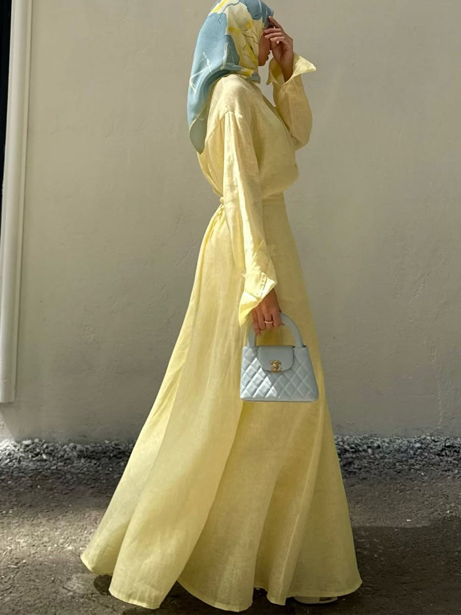 Mabel - Set Din Două Piese Din In