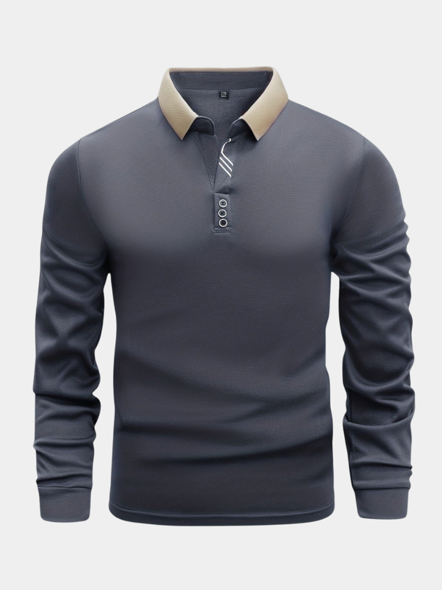 Ramesh - Tricou Polo cu Mâneci Lungi