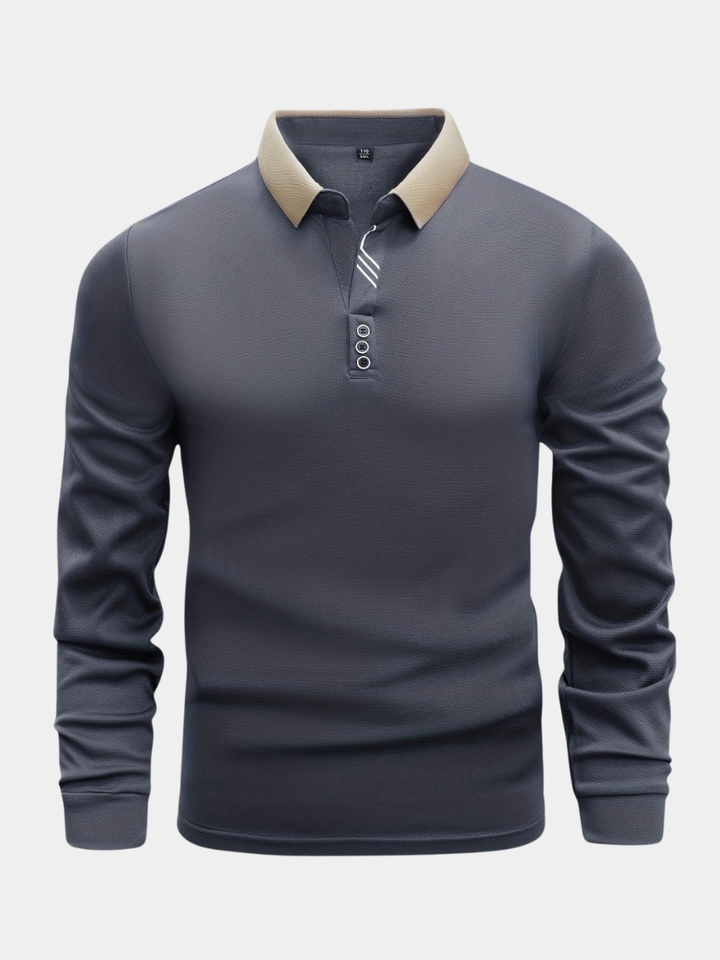 Ramesh - Tricou Polo cu Mâneci Lungi