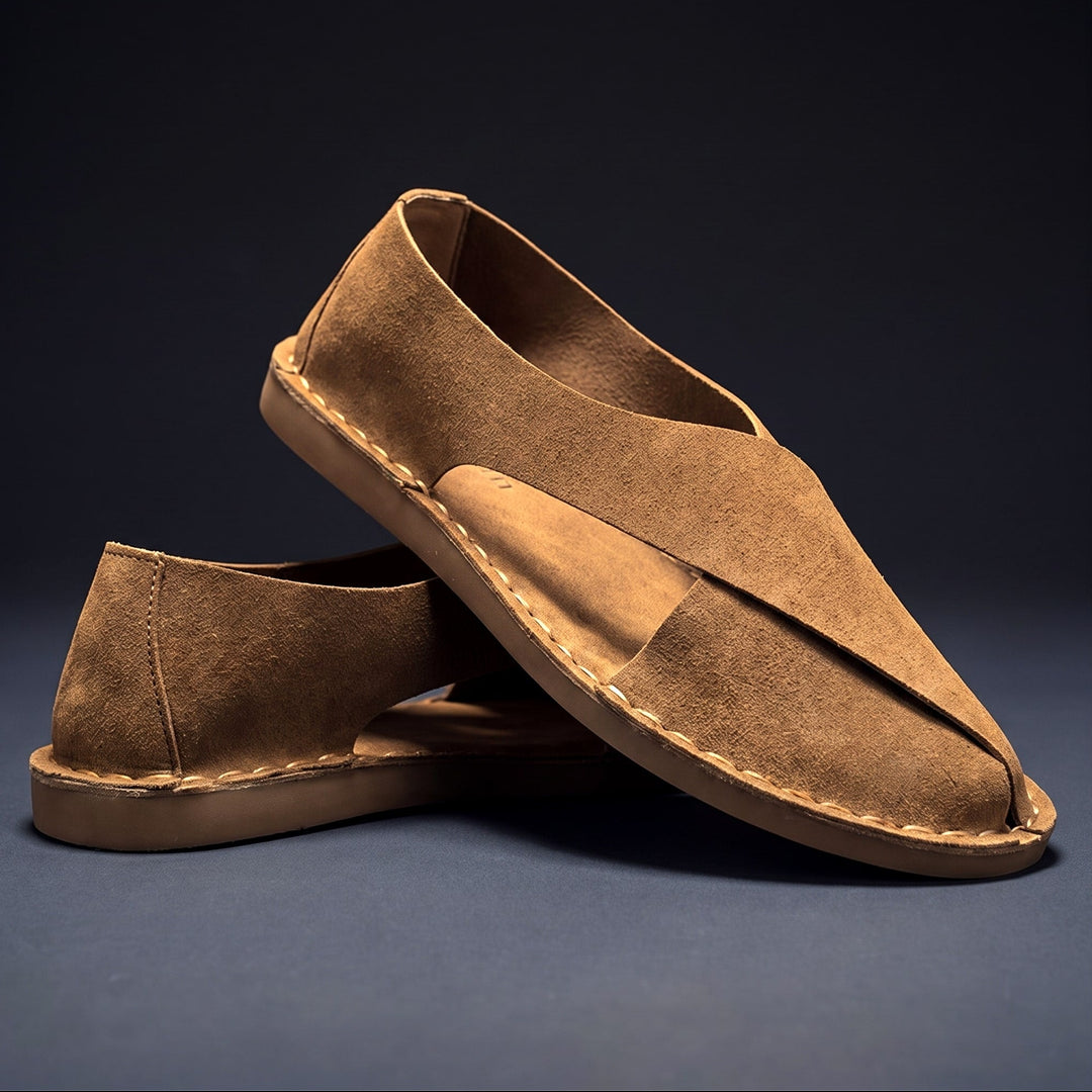 Jasprit - Mule Elegante Din Piele De Căprioară