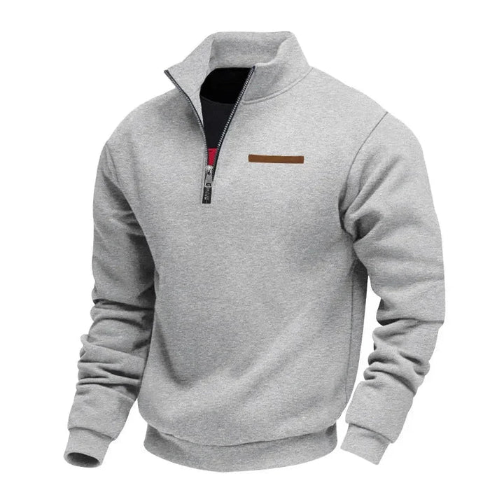 Grimm – Pulover Elegant Cu Jumătate De Fermoar