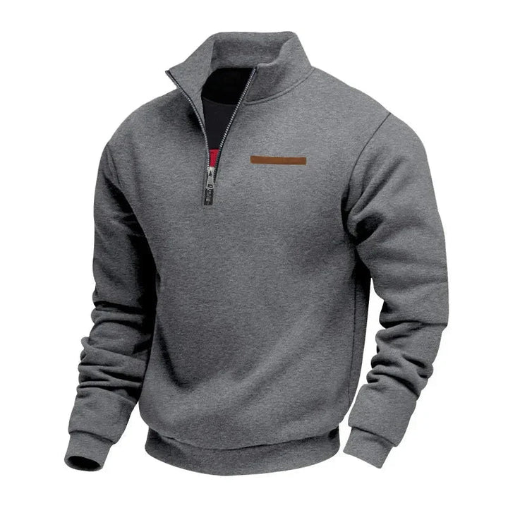 Grimm – Pulover Elegant Cu Jumătate De Fermoar