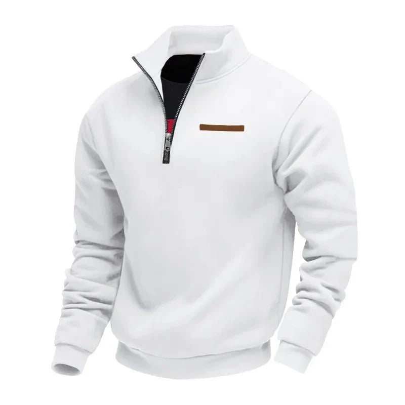 Grimm – Pulover Elegant Cu Jumătate De Fermoar