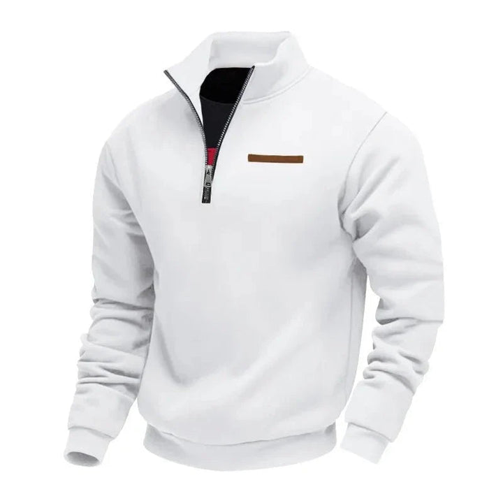 Grimm – Pulover Elegant Cu Jumătate De Fermoar