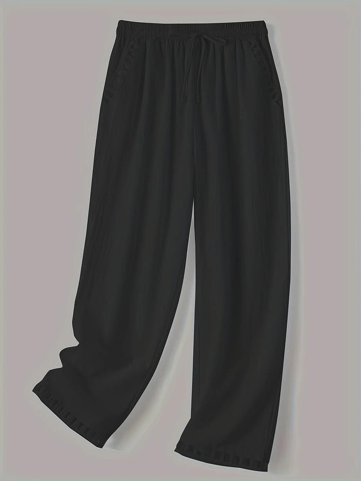 Tracey - Contrastul Trim Pantaloni Tăiați