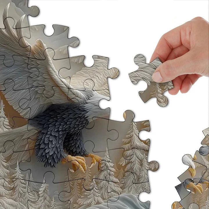 TalonCraft - Puzzle cu Vultur Sculptat Pentru Decorarea Casei