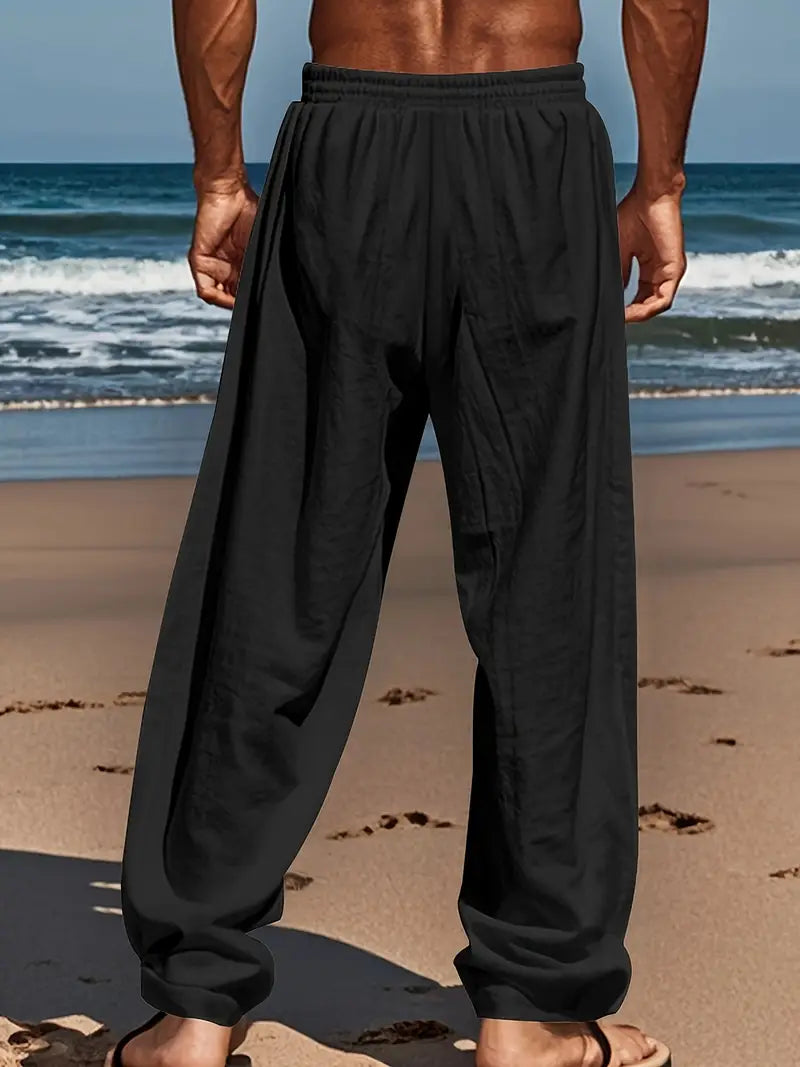 Babaev - Pantaloni Eleganți Din In