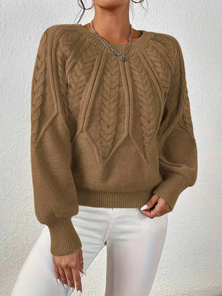 Özden - Pulover Elegant Cu Mâneci Lungi