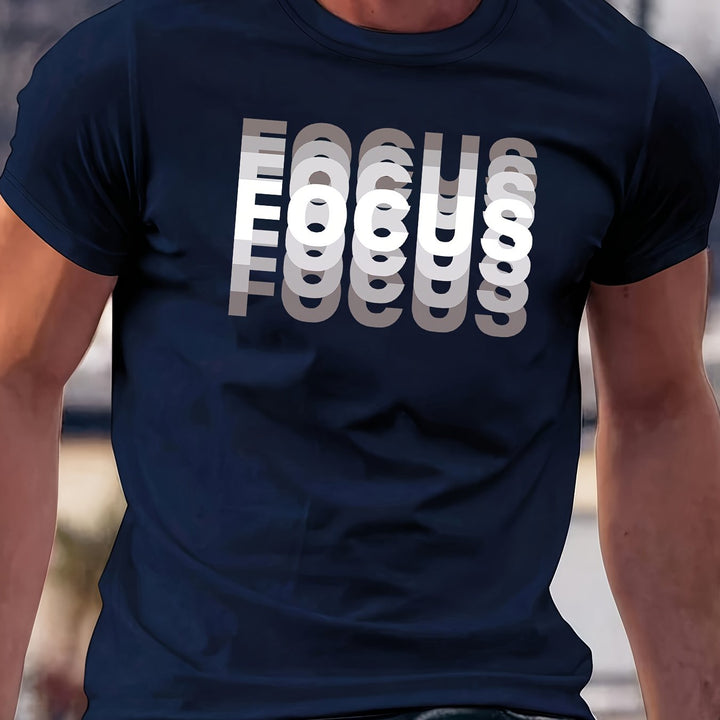 Focus – Tricou Elegant Cu Proiectare Efect