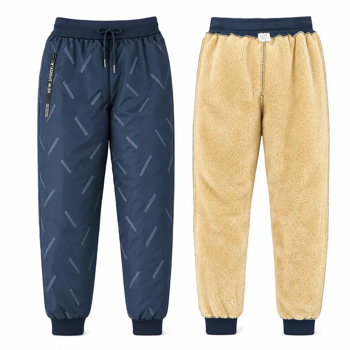 Kervina – Pantaloni Sport Cu Croială Lejeră Și Căptușeală Din Sherpa