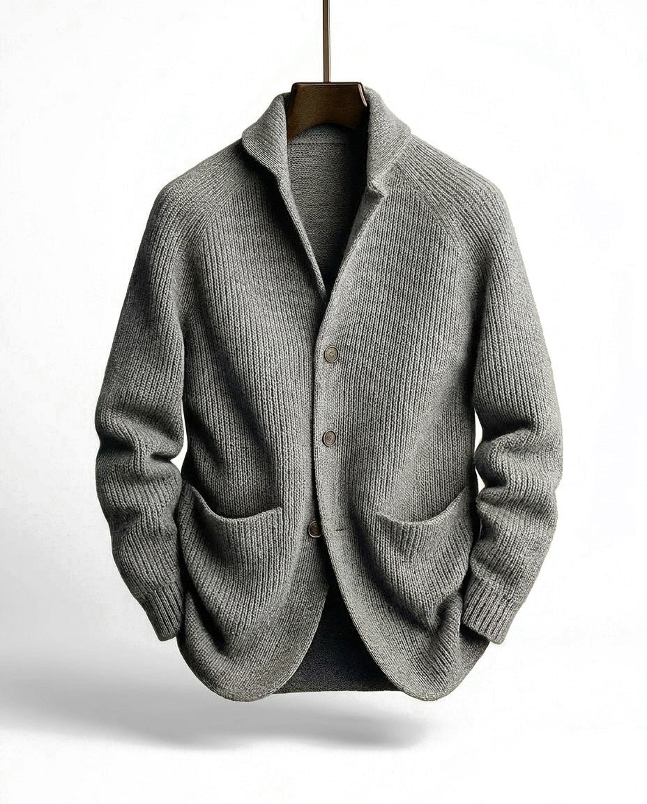 Jirri – Cardigan din tricot cu guler șal și nasturi