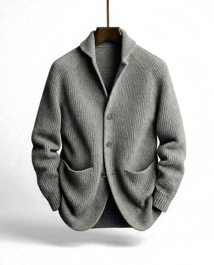 Jirri – Cardigan din tricot cu guler șal și nasturi