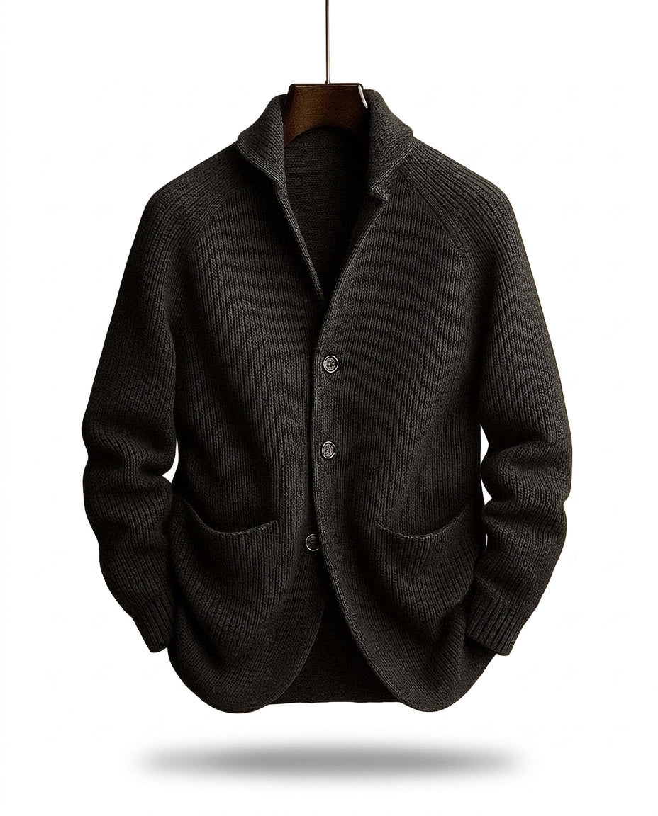 Jirri – Cardigan din tricot cu guler șal și nasturi