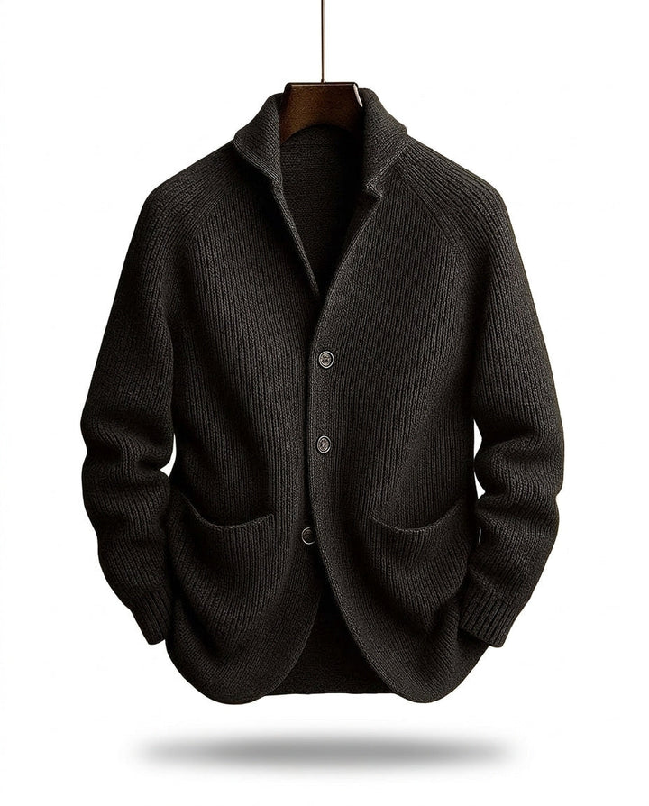 Jirri – Cardigan din tricot cu guler șal și nasturi