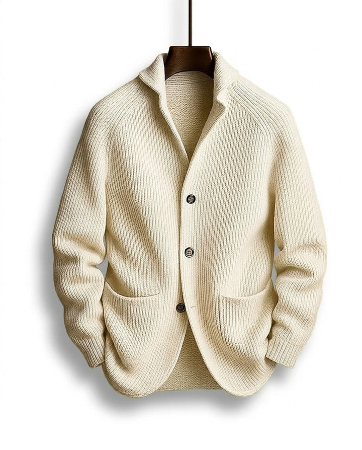 Jirri – Cardigan din tricot cu guler șal și nasturi