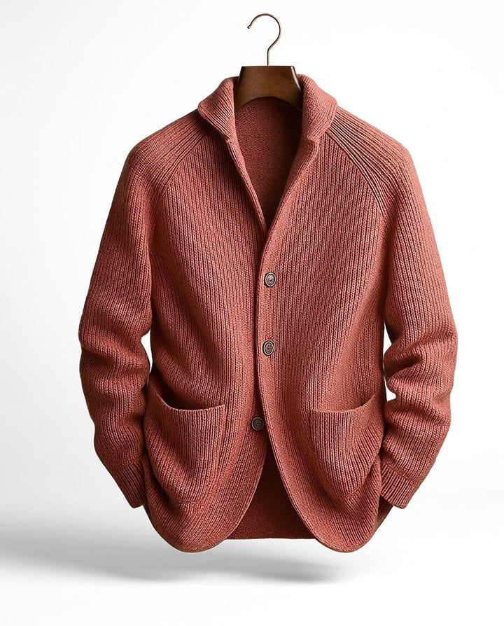 Jirri – Cardigan din tricot cu guler șal și nasturi