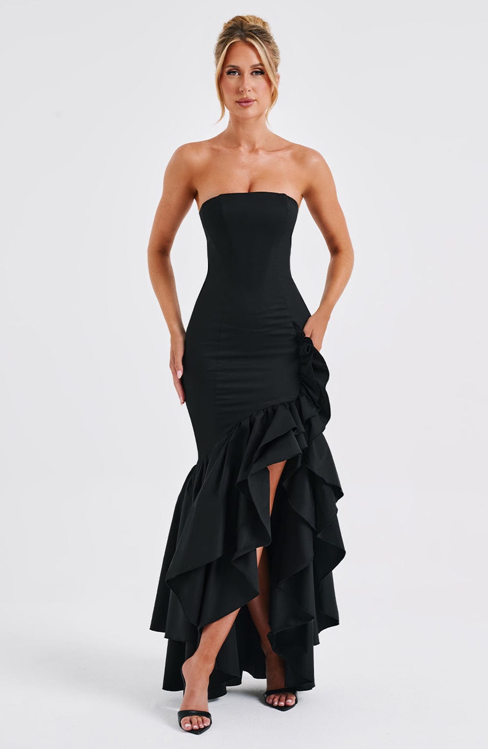 Vasileia - Rochie Maxi Cu Umerii Goi