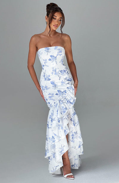 Vasileia - Rochie Maxi Cu Umerii Goi
