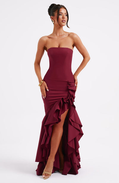 Vasileia - Rochie Maxi Cu Umerii Goi