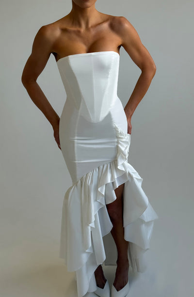 Vasileia - Rochie Maxi Cu Umerii Goi