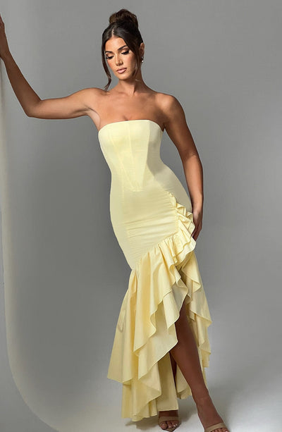 Vasileia - Rochie Maxi Cu Umerii Goi