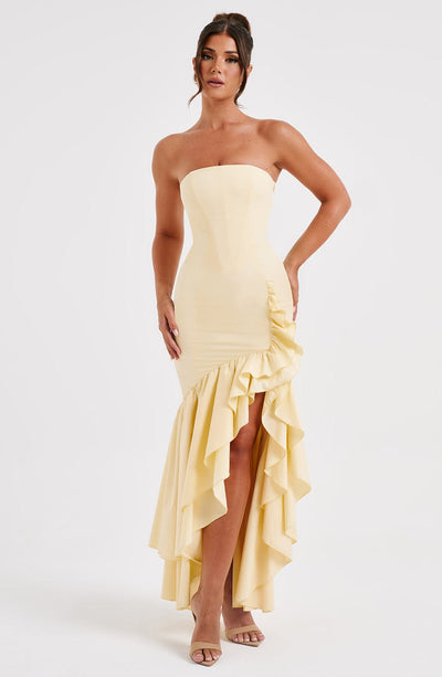 Vasileia - Rochie Maxi Cu Umerii Goi