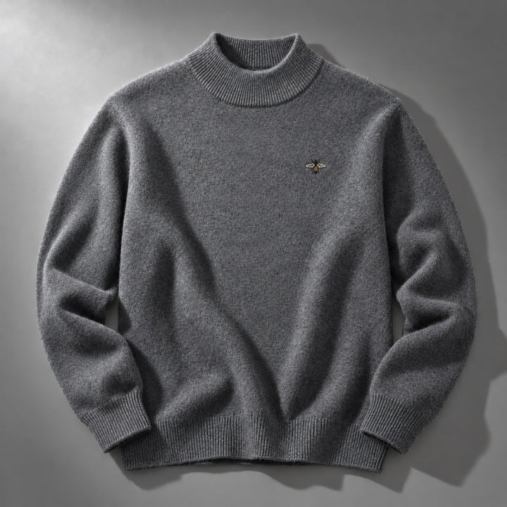 Slaven - Pulover Tricotat Cu Guler Înalt
