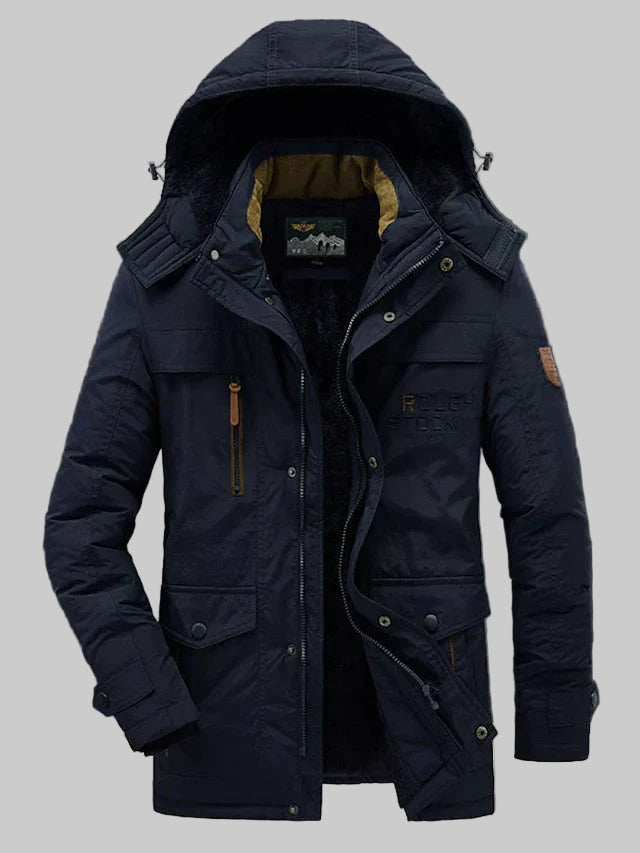 Hernandez - Jachetă Din Lână Călduroasă Si Rezistentă La Vânt