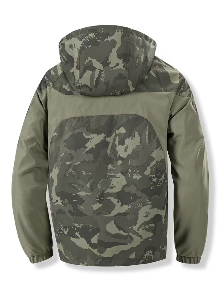 Brekks - Jachetă De Vânt Cu Glugă, Model Camuflaj