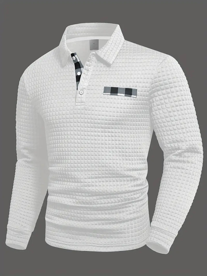 Hughes - Cămașă Casual Din Tricot Gros Cu Nasturi