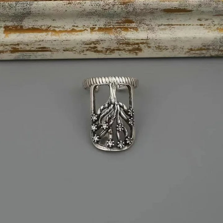 Marinan - Set de Inele Ajustabile Pentru Unghii Boho - 4 Bucăți