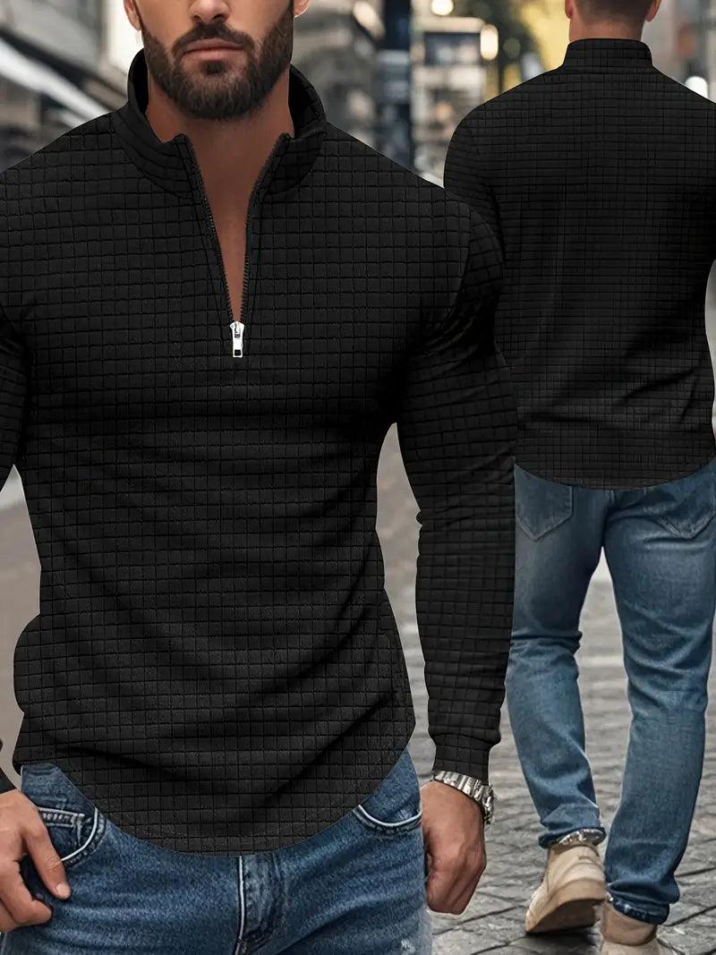 Jarryd - Hanorac Cu Mâneci Lungi Si Fermoar Pe Jumătate