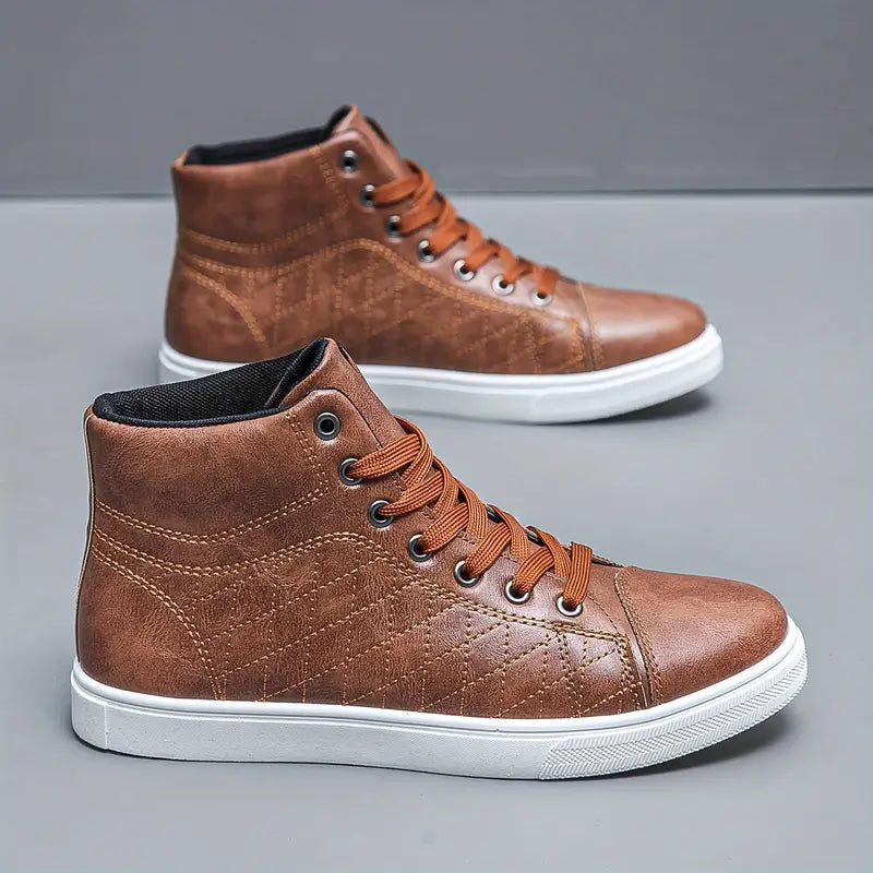 Gayle - Adidași Casual Cu Model în Carouri cu Talpă Medie