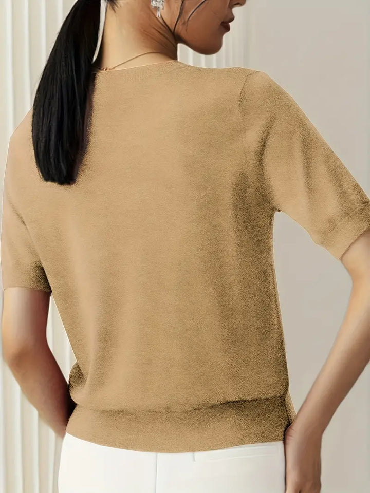 Jacquie - Tricou Ocazional  Cu Elasticitate Ridicată