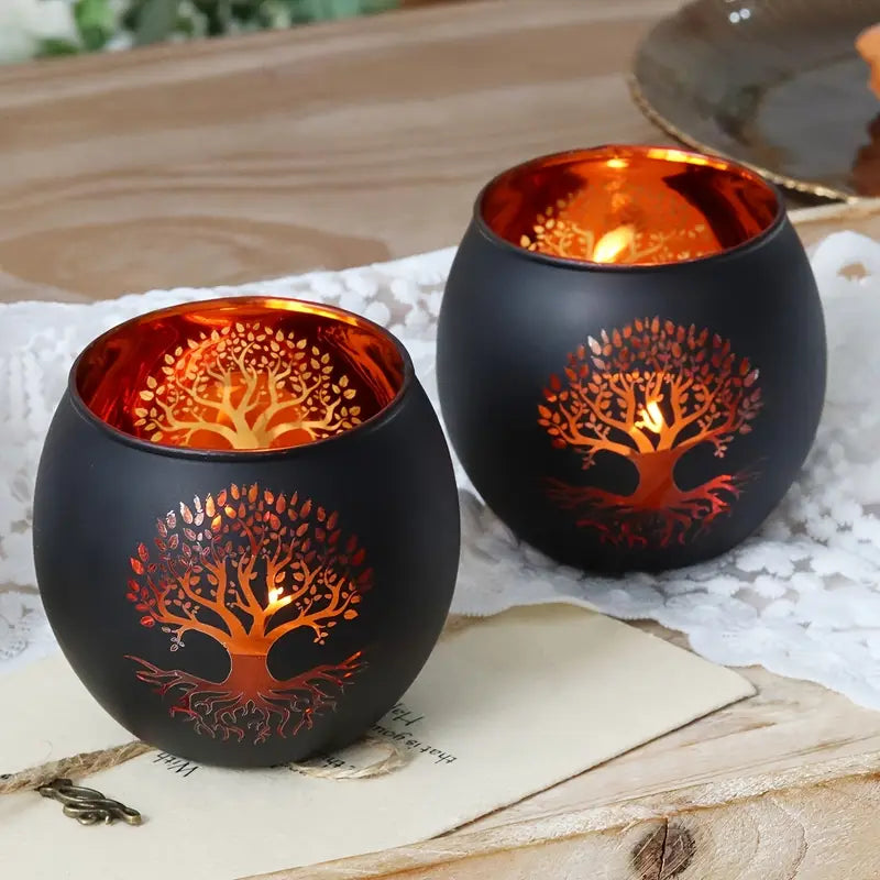 GlowRoot - Setează Suport Pentru Lumânări Arborele Vieții