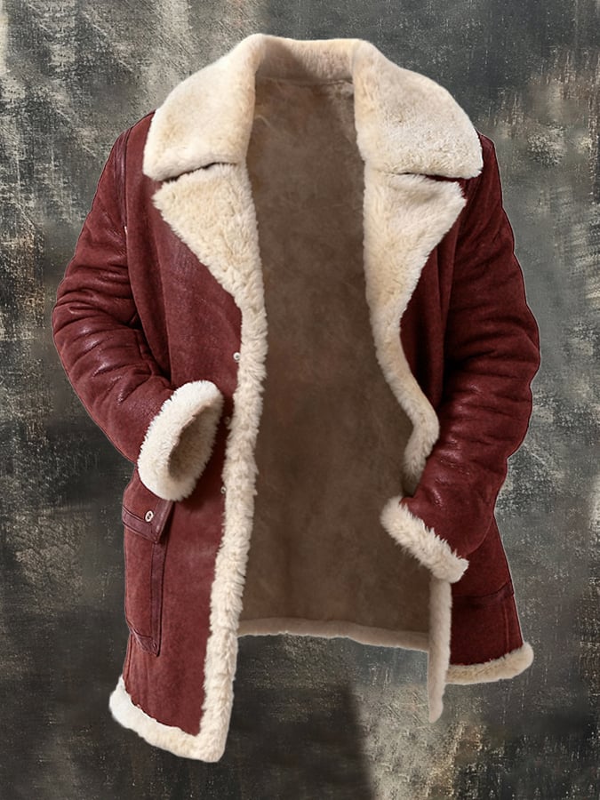 Wojciech - Jachetă Călduroasă Din Pluș Gros